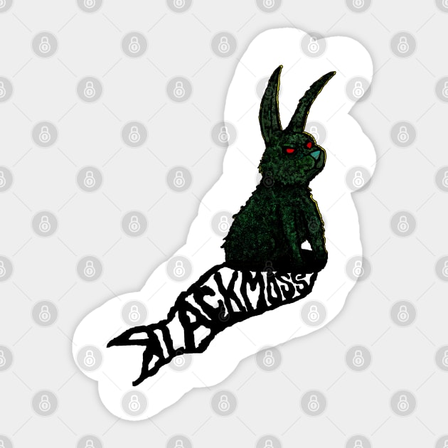 Black Moss Sticker by Funky Edge Underground